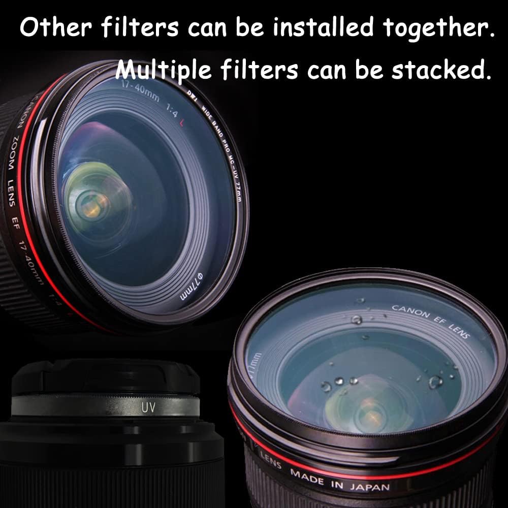 Amazon.com : 77mm HD UV Filter for Canon 24-105 mm f/4L Lens for
